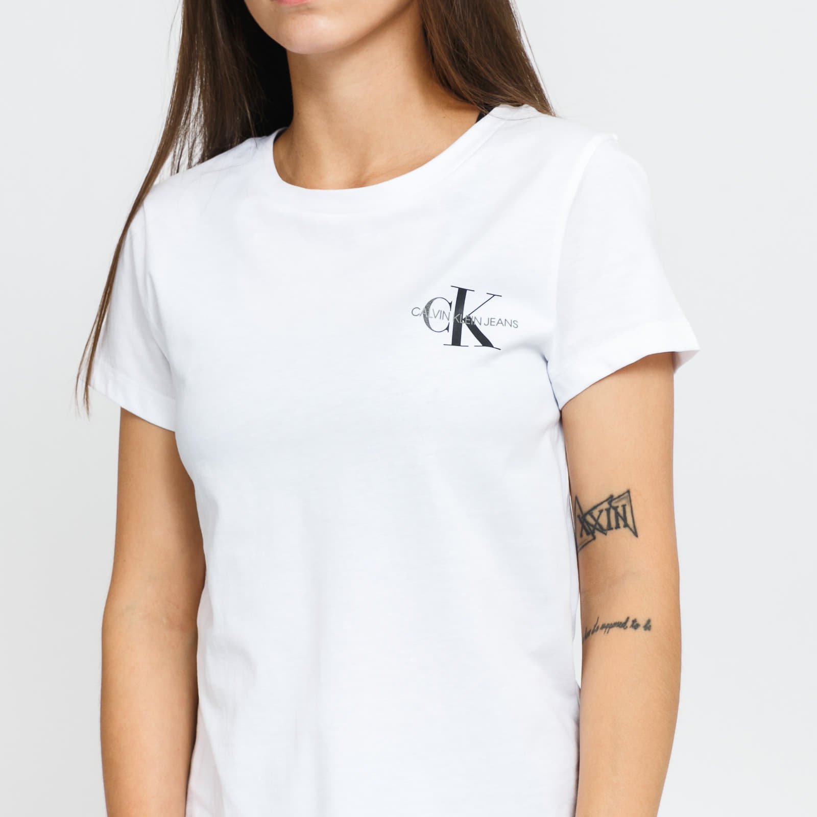 Μπλούζες CALVIN KLEIN JEANS Monogram Slim Tee 2Pack Black/ White