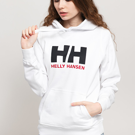  Helly Hansen - Sudadera con capucha estándar con logotipo HH  para hombre, color blanco 001, talla S : Ropa, Zapatos y Joyería
