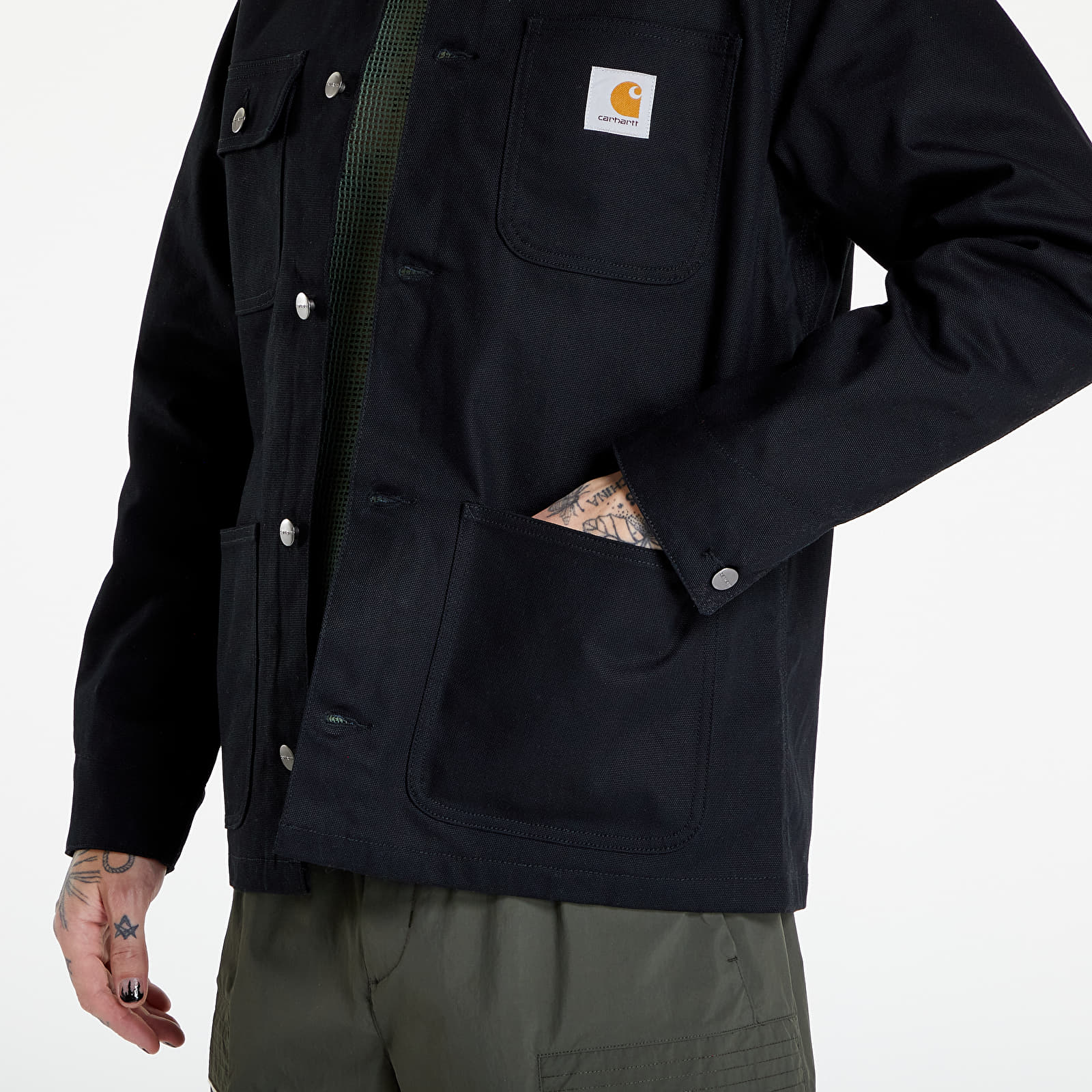 Bundy Carhartt WIP Michigan Winter Coat Black/ Black