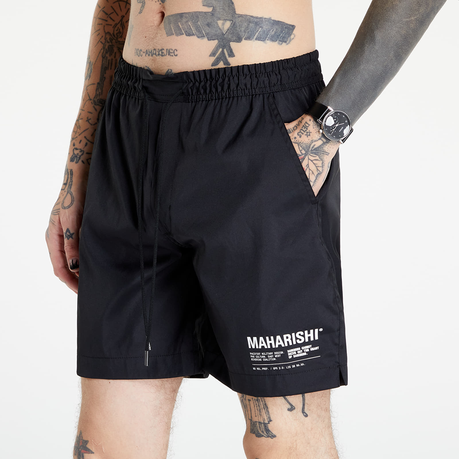 Swimsuit Maharishi Newlife Recycled Poly Swimshorts Black