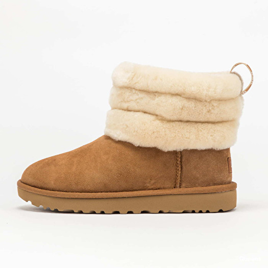 Women s shoes UGG W Fluff Mini Quilted Chestnut Footshop