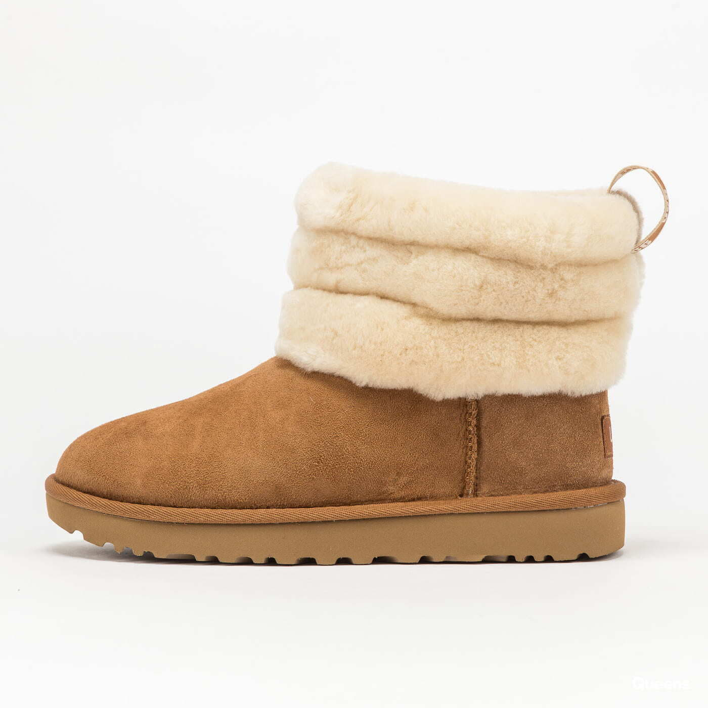 Scarpe donna UGG W Fluff Mini Quilted Chestnut