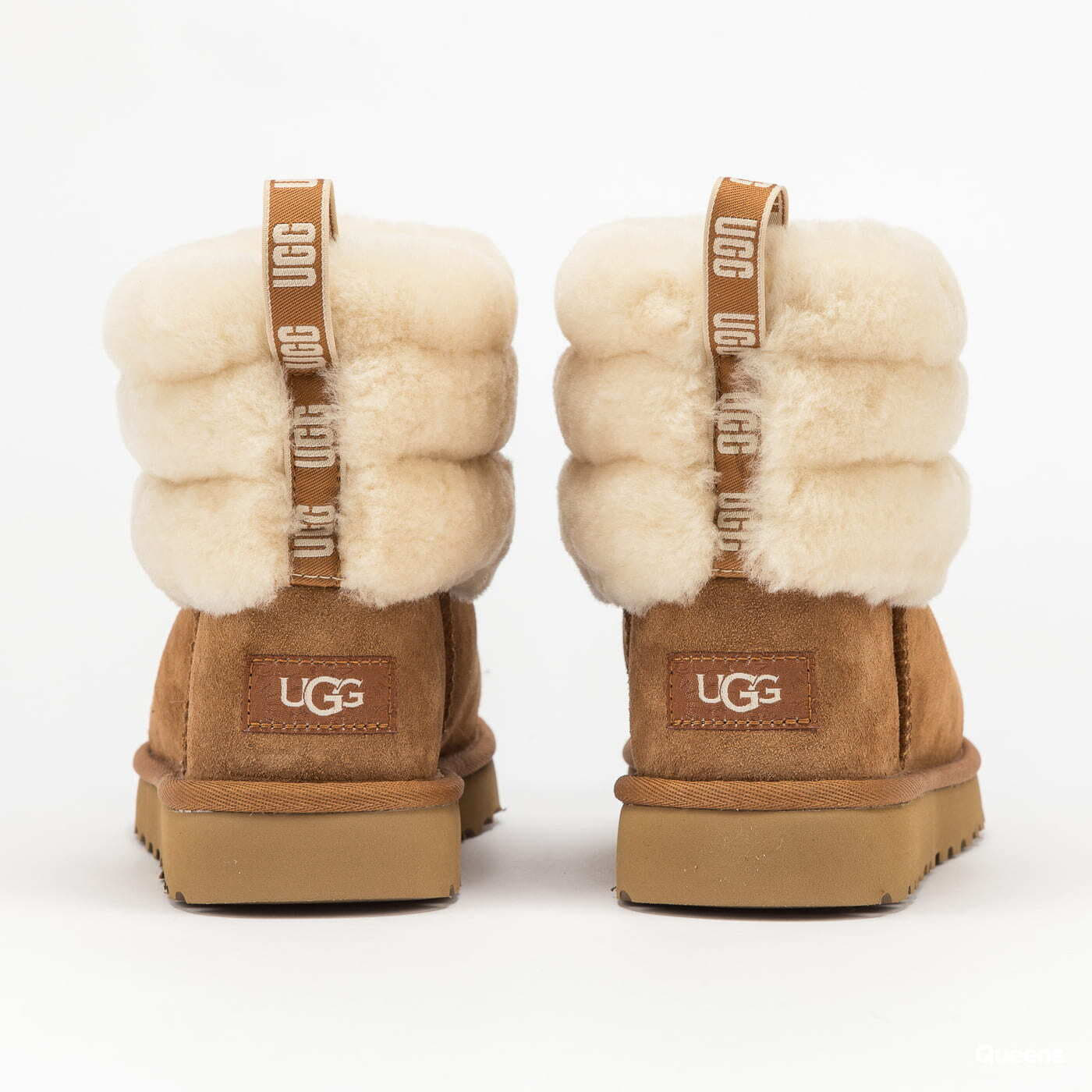 Women s shoes UGG W Fluff Mini Quilted Chestnut Footshop