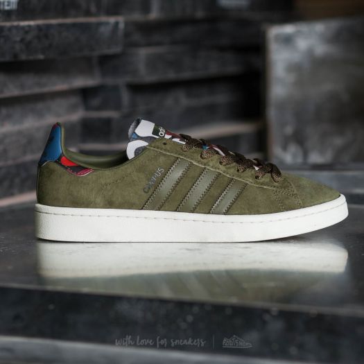 Men s shoes adidas Campus Olive Cargo Olive Cargo Core Blue Footshop