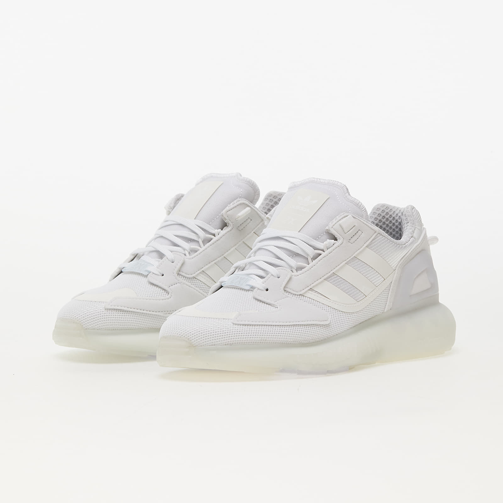福袋売れ残りセール Men's shoes adidas ZX 5K Boost Ftw White/ Ftw White/ Grey トイガン