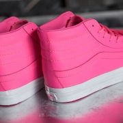 Neon pink vans high tops online
