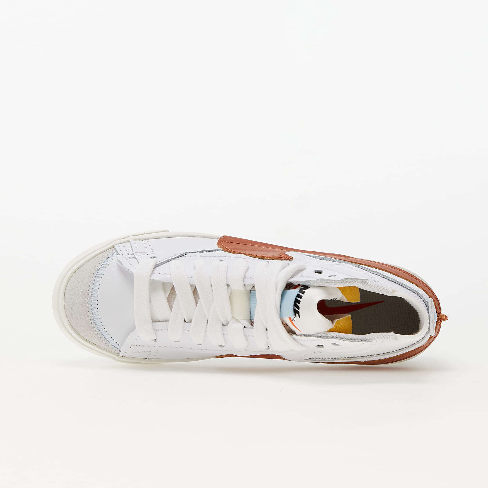 Herren Sneaker und Schuhe Nike Blazer Mid '77 Jumbo White/ Dark Russet-White-Sail
