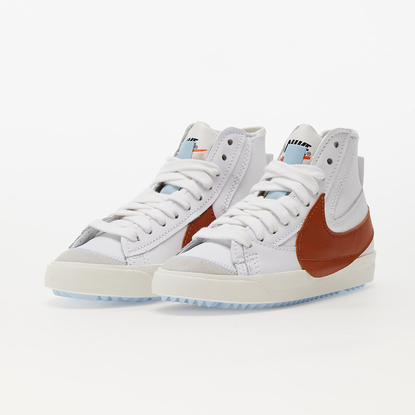 Herren Sneaker und Schuhe Nike Blazer Mid '77 Jumbo White/ Dark Russet-White-Sail