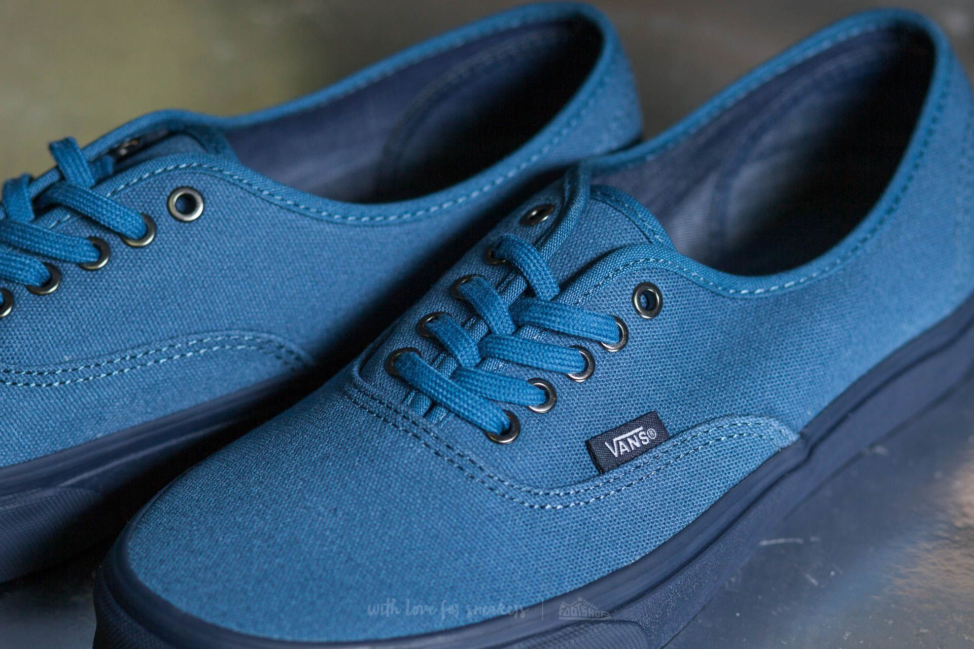 Men s shoes Vans Authentic C D Blue Ashes Parisian Footshop