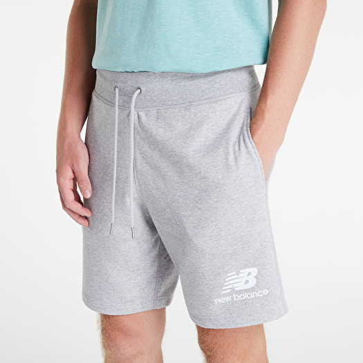 Shorts New Balance Essentials Stacked Logo Short Athletic Grey | Footshop