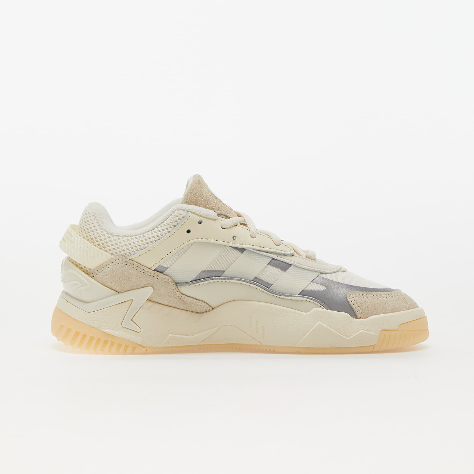 Încălțăminte și sneakerși pentru femei adidas Niteball II W Core White/ Core Black/ Silver Metalic