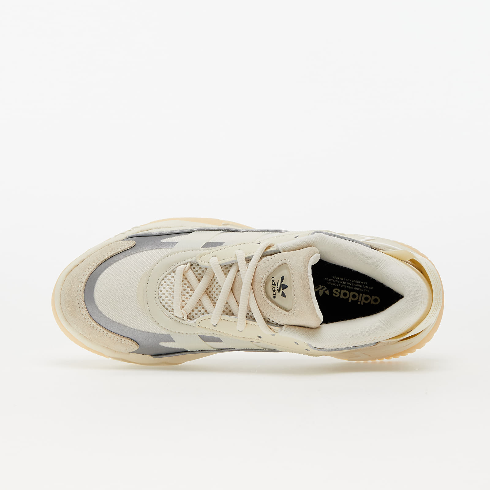 Încălțăminte și sneakerși pentru femei adidas Niteball II W Core White/ Core Black/ Silver Metalic