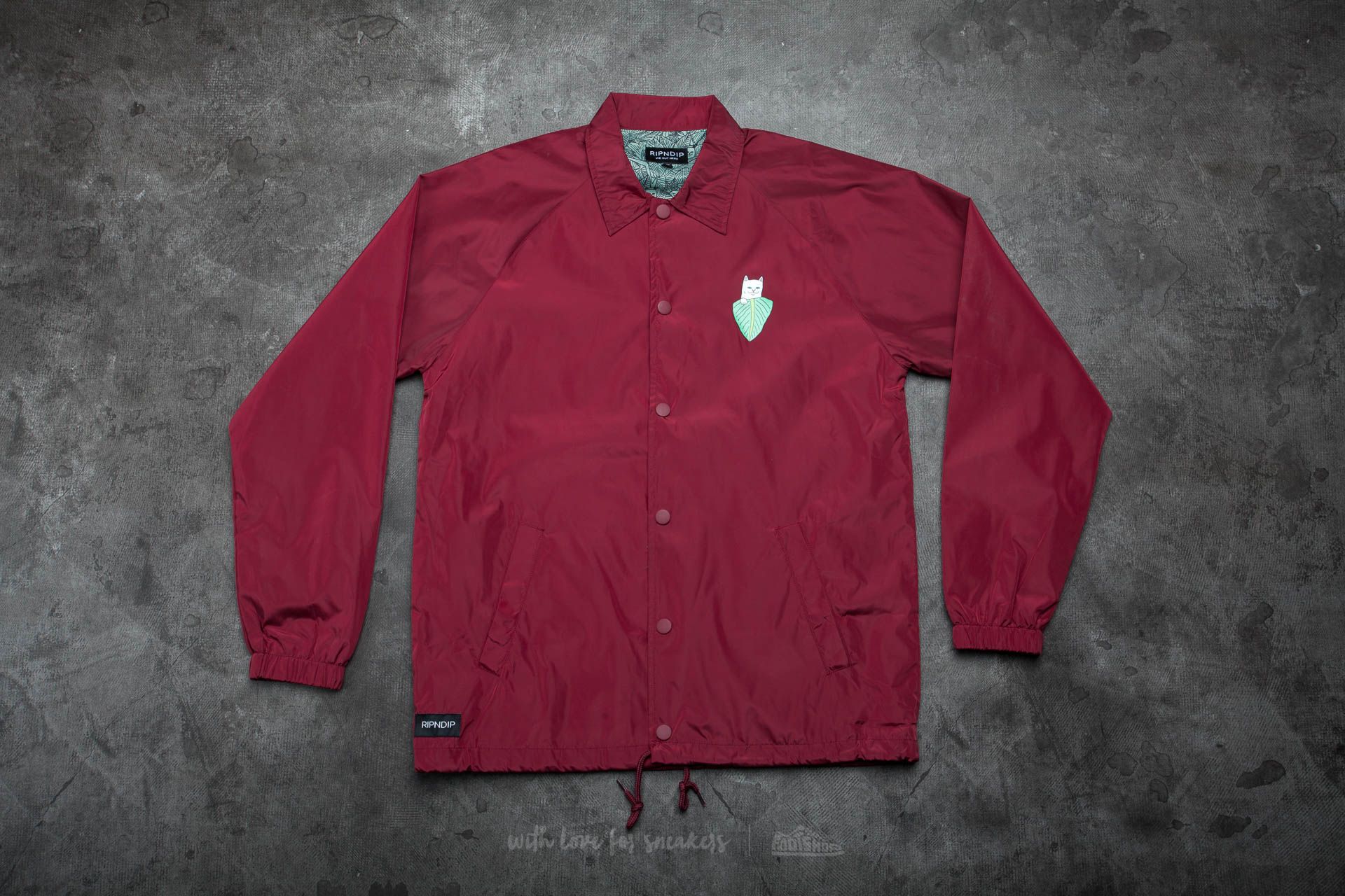 Vestes  RIPNDIP Frida Nermal Jacket Burgandy