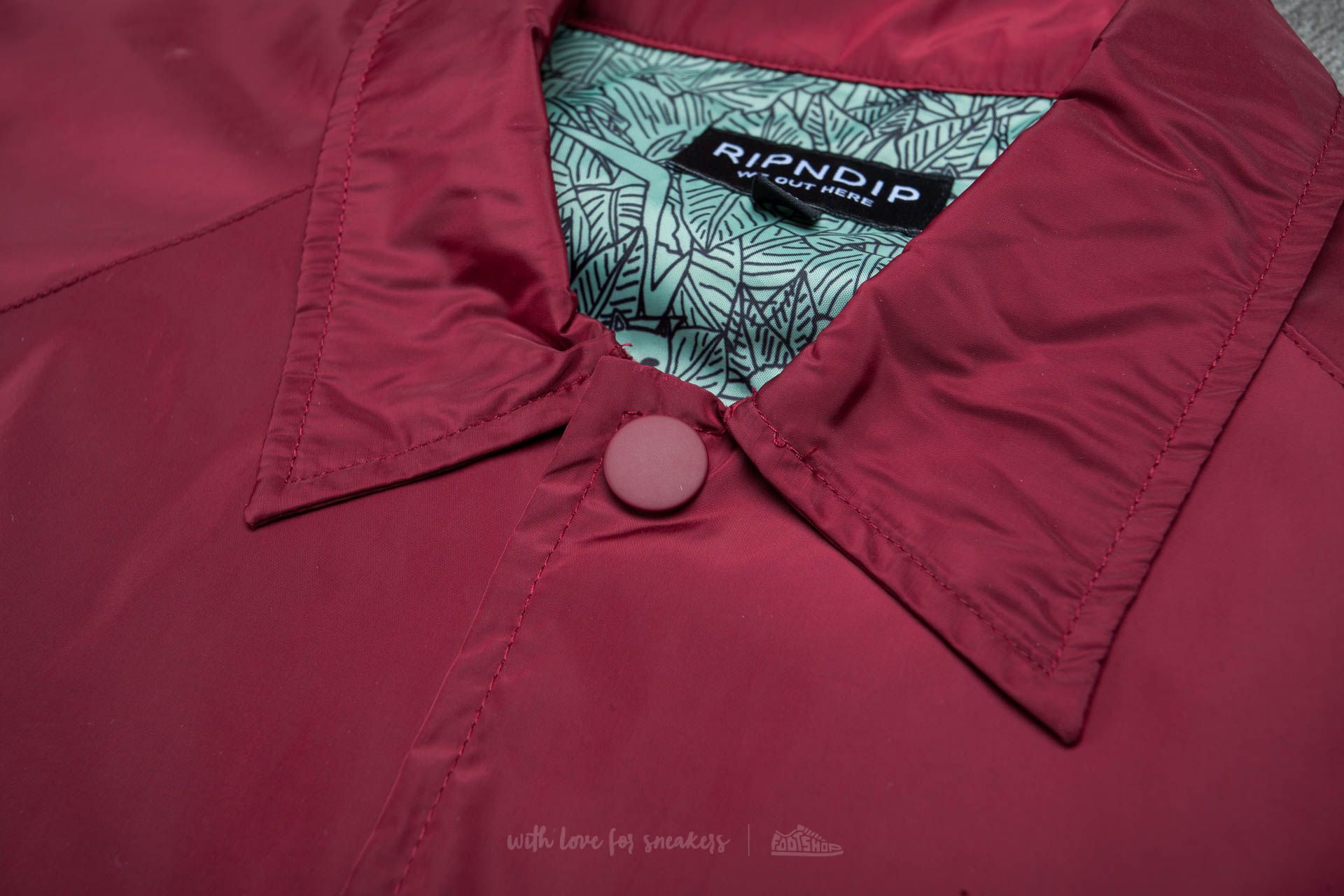 Vestes  RIPNDIP Frida Nermal Jacket Burgandy