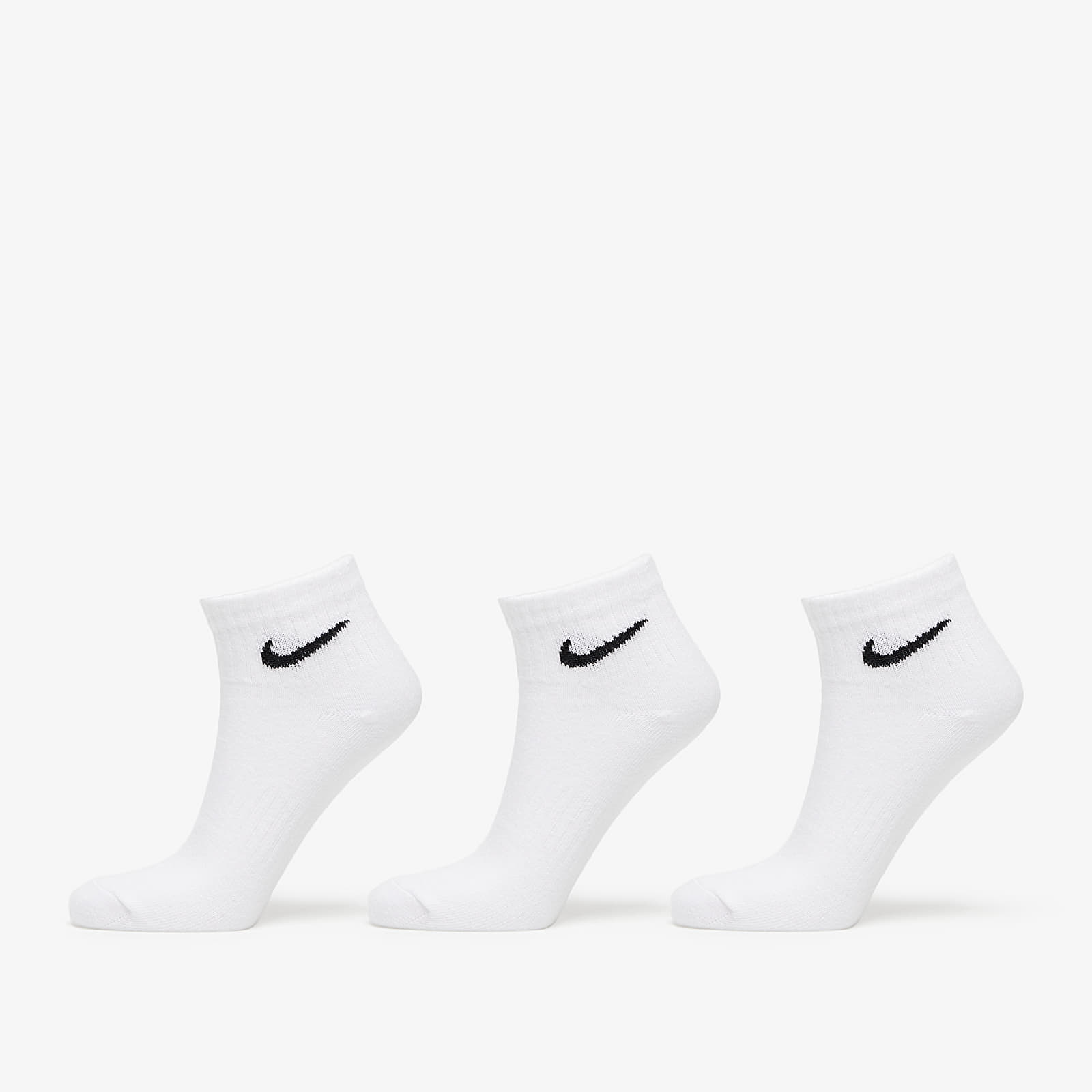 Șosete Nike Everyday Lightweight Ankle Socks 3-Pack White