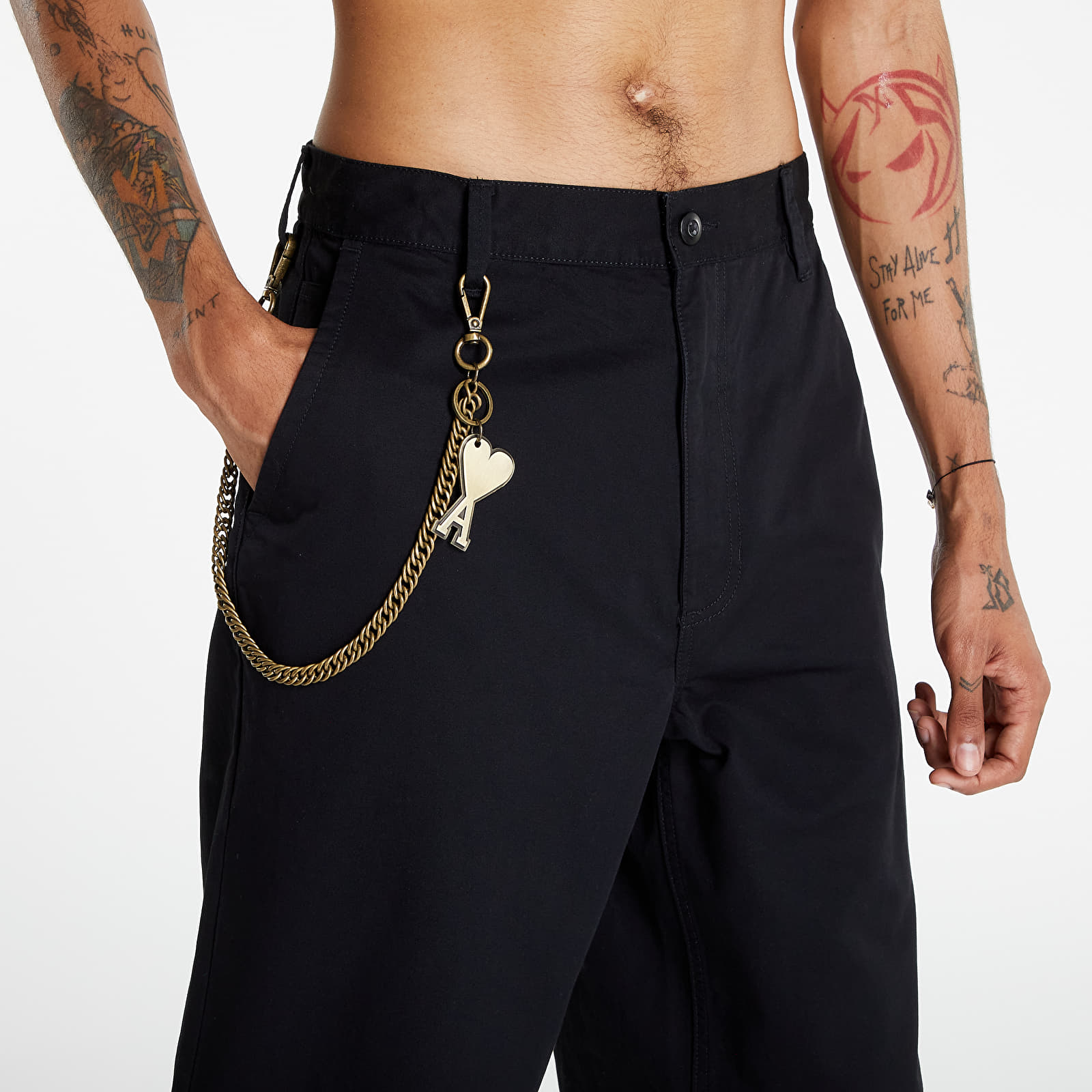 Брюки Vans Authentic Chino Baggy Pants Black