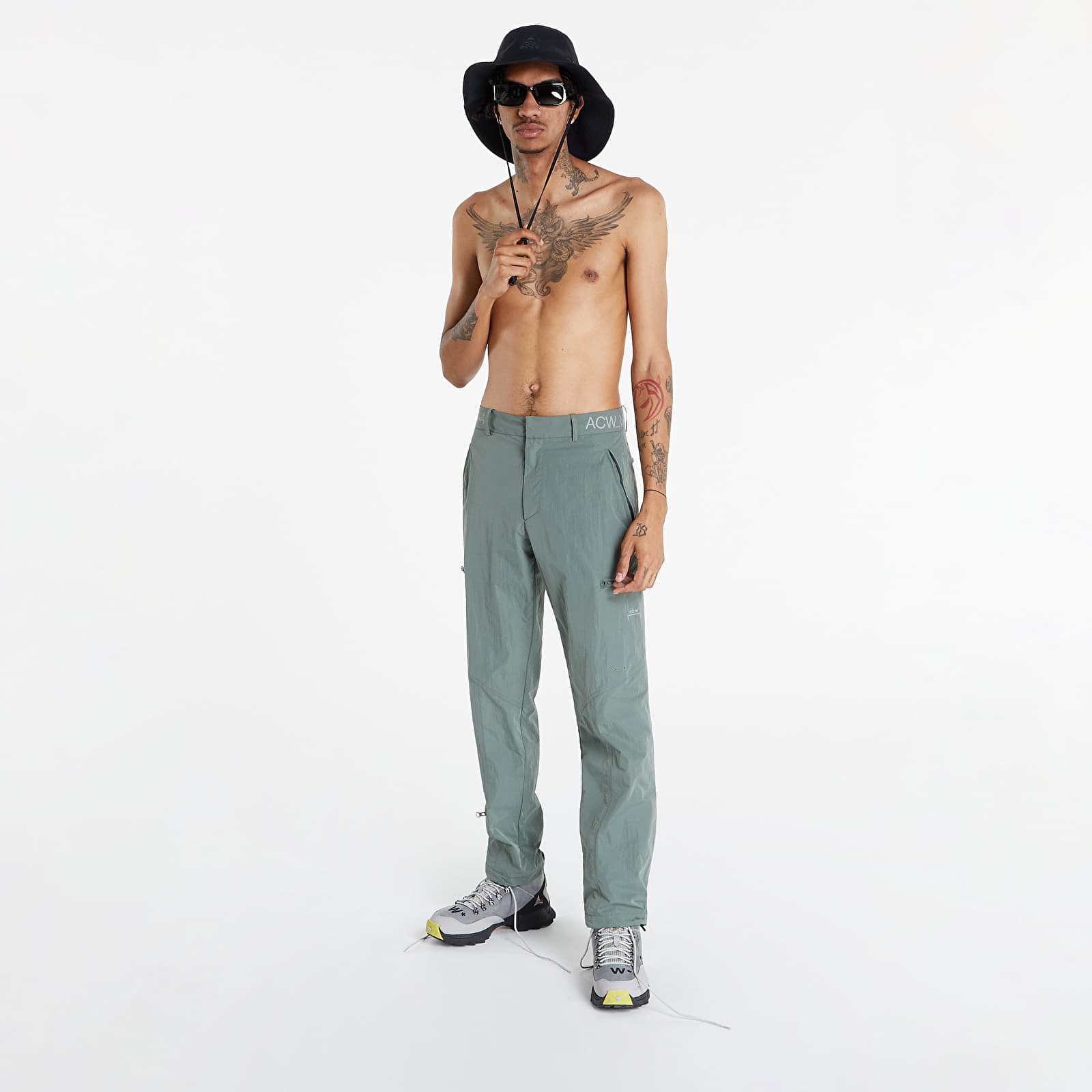 Zip Trousers A Cold Wall Bottoms Track Pants Grey