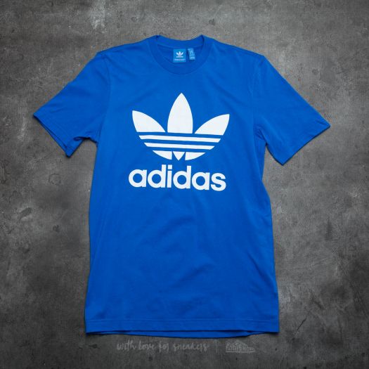 Adidas trefoil tee blue clearance