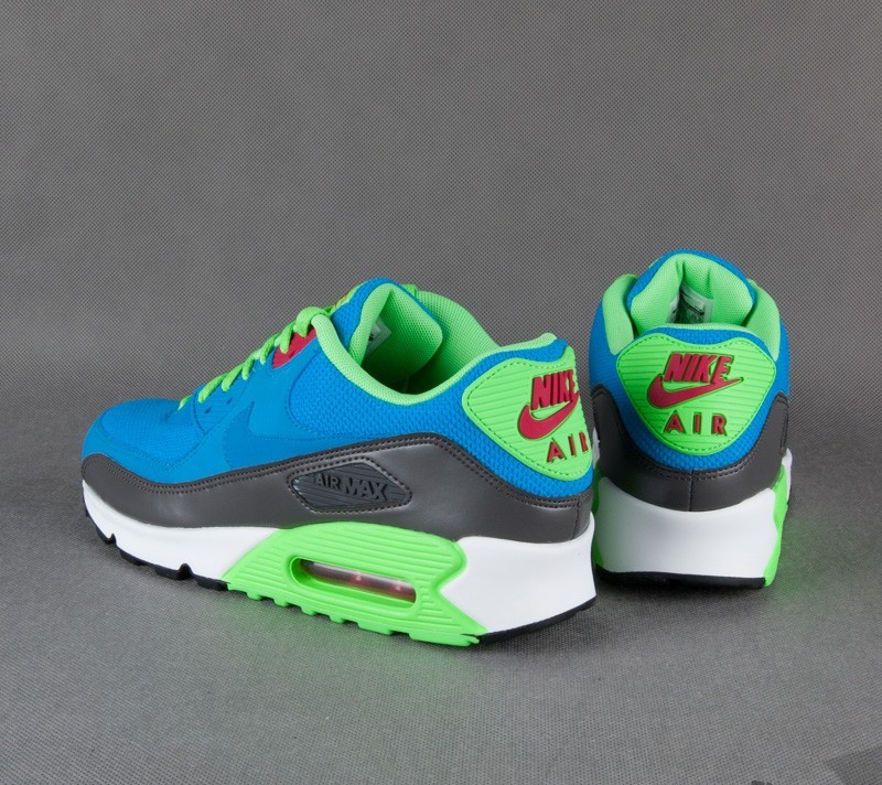 air max 90 blue and green