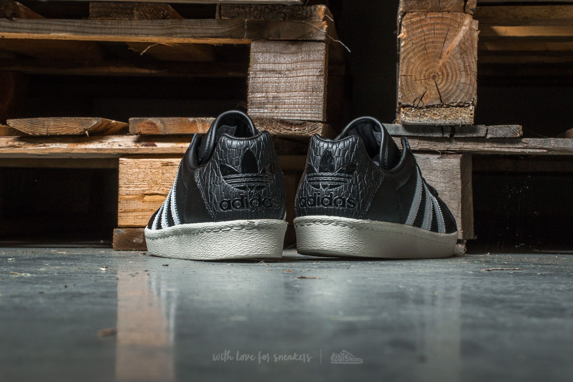 Men s shoes adidas Ultrastar 80s Core Black Ftw White Off White Footshop