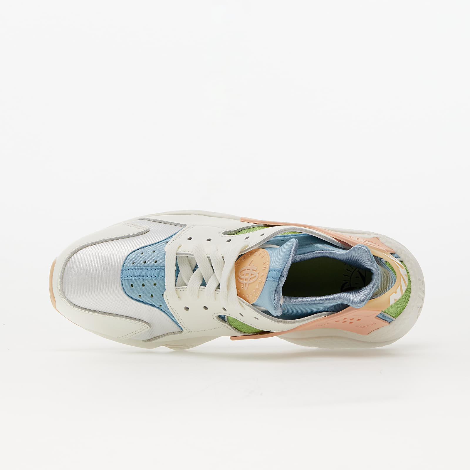 Frauen Nike W Air Huarache SE Sail/ Arctic Orange-Worn Blue-Vivid Green