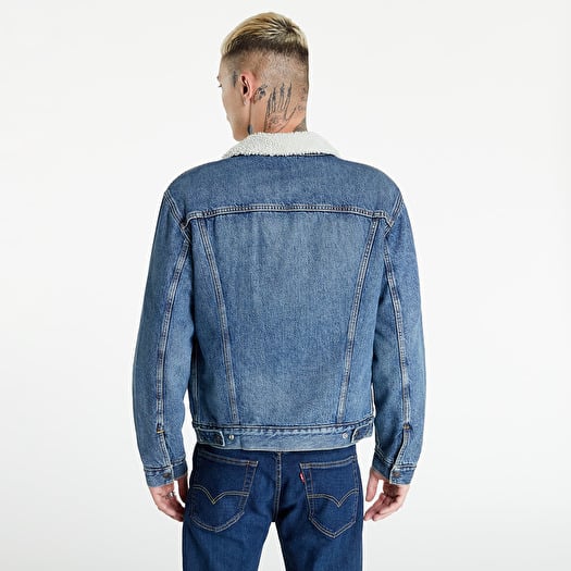 Jackets LEVI S Sherpa Trucker Jacket Blue Footshop