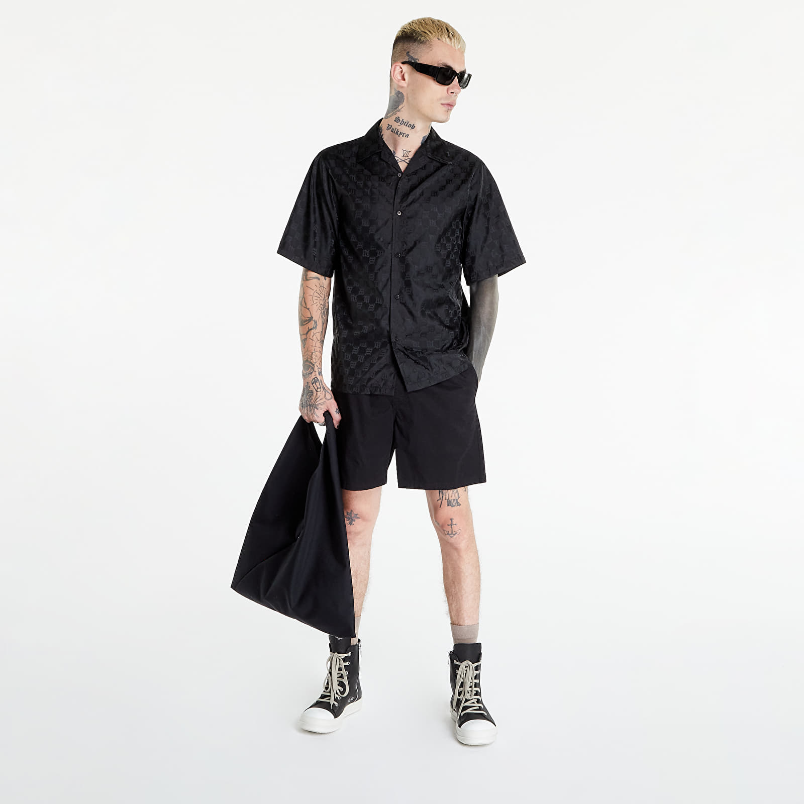 Koszule MISBHV Nylon Monogram Shirt Black