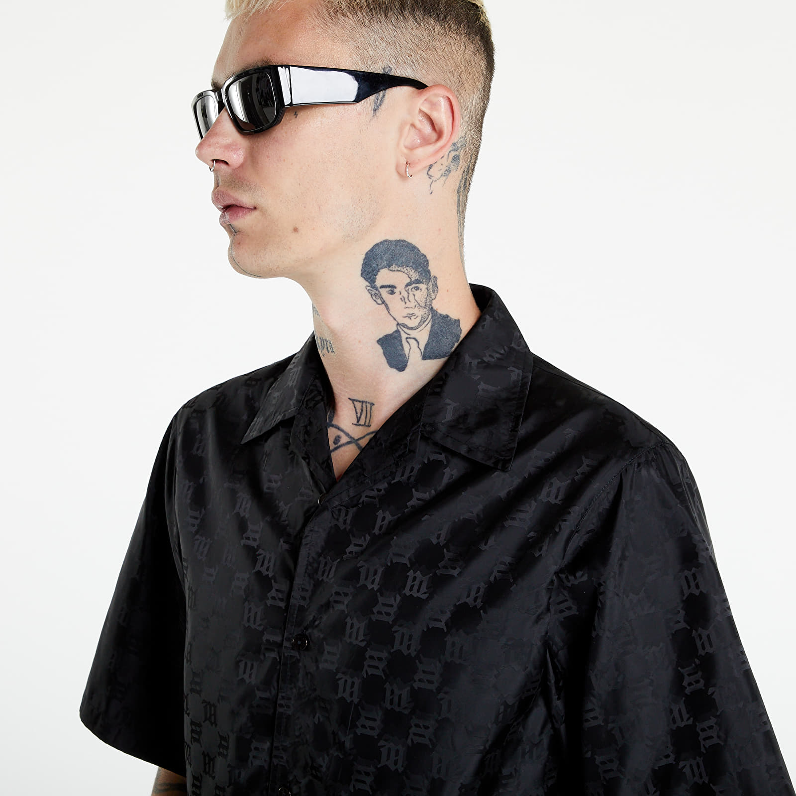 Koszule MISBHV Nylon Monogram Shirt Black