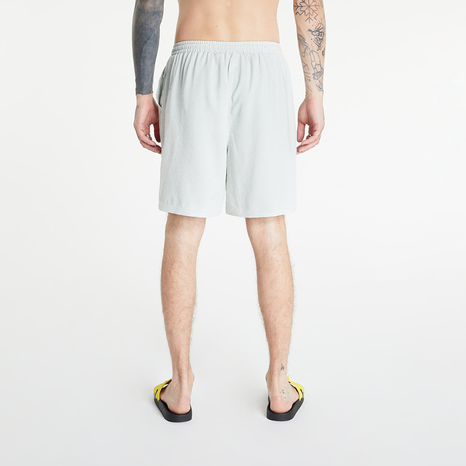 Shorts Daily Paper Reseer Short White/ Green Stripe