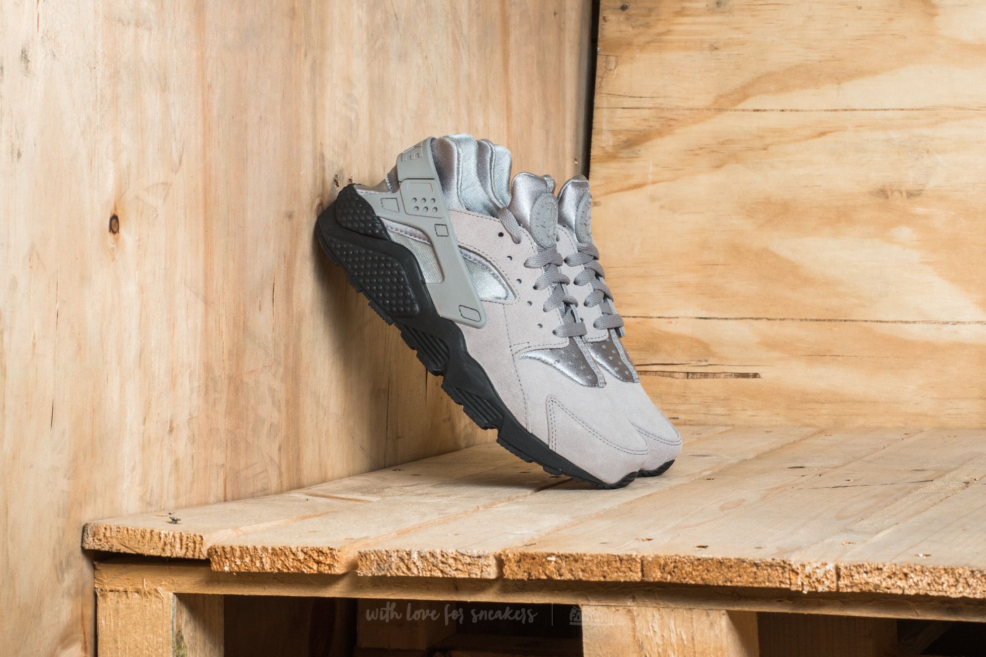 Silver huarache sneakers new arrivals
