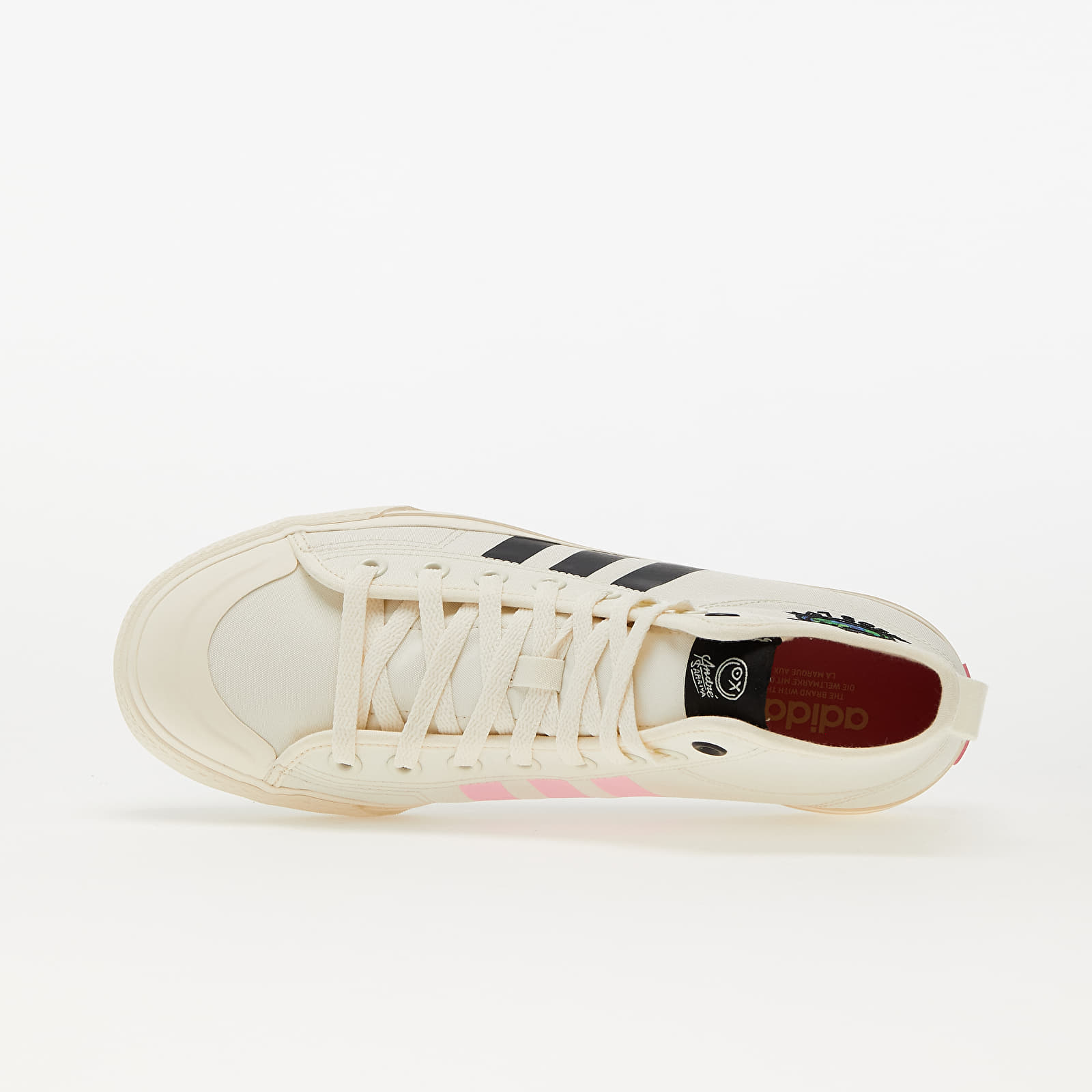Ανδρικά παπούτσια adidas x André Saraiva Nizza Hi Rf Core White/ Core Black/ Phanton