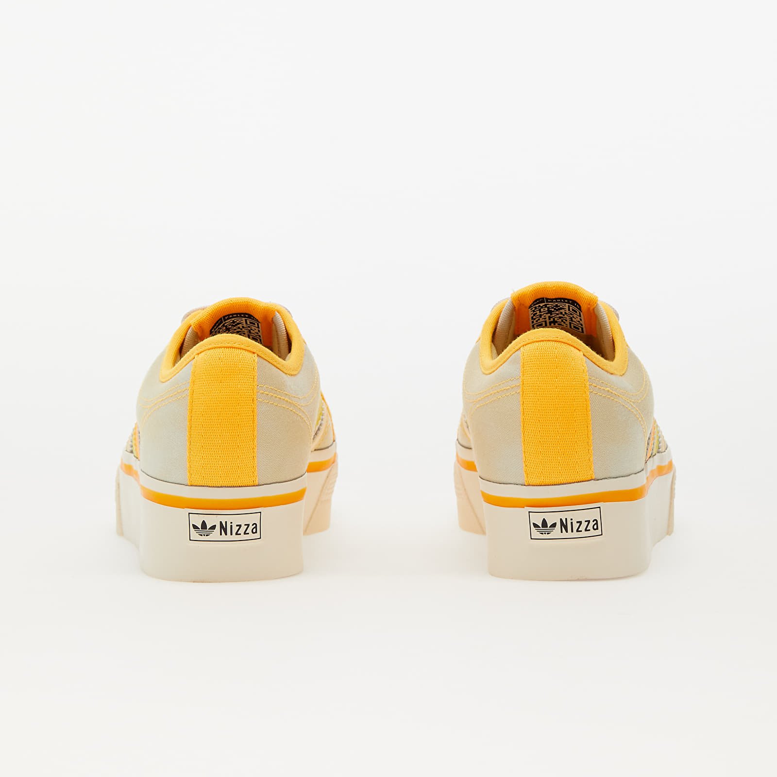Zapatillas mujer adidas Nizza Platforn W Almond Yellow/ Orange Tint/ Wonder White