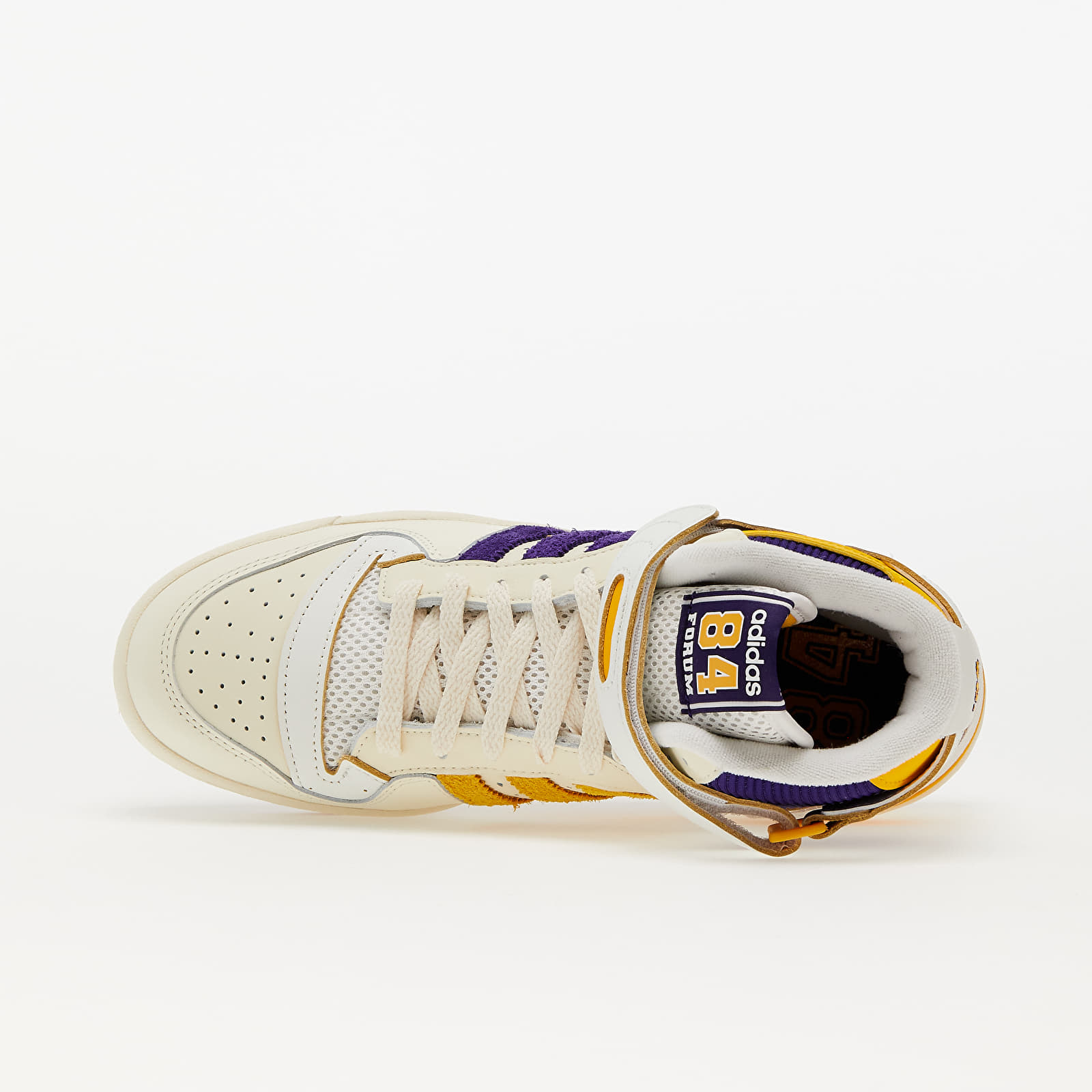 Herren Sneaker und Schuhe adidas Forum 84 High 'Lakers' Core White/ Core Purple/ Collegiate Gold