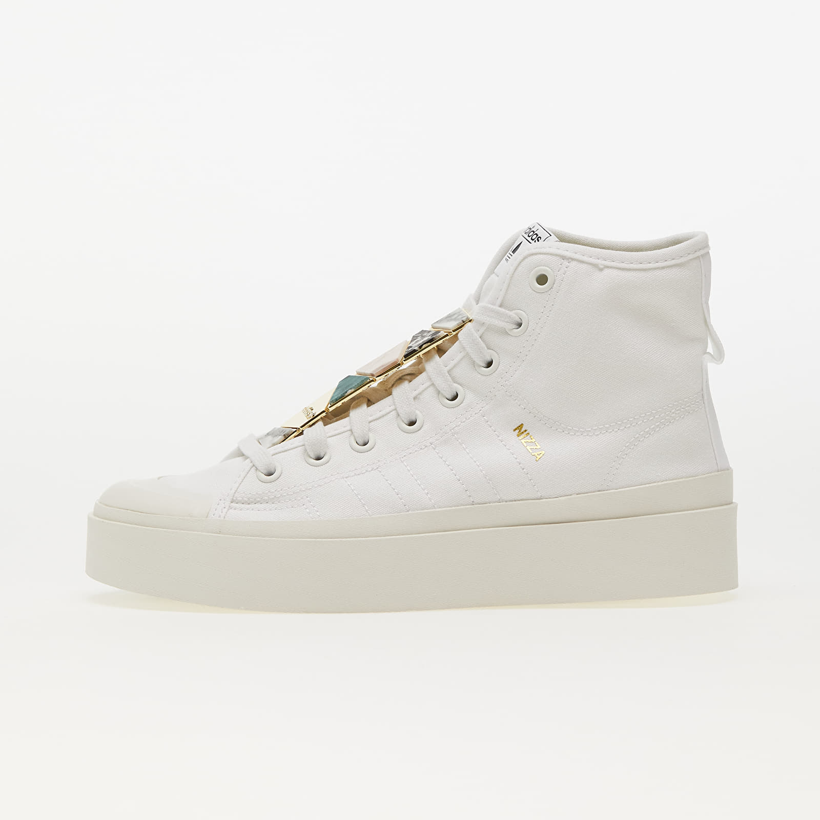 Women's shoes adidas Nizza Bonega Mid W Ftw White/ Ftw White/ Gold Metalic  (GY1553) | Footshop