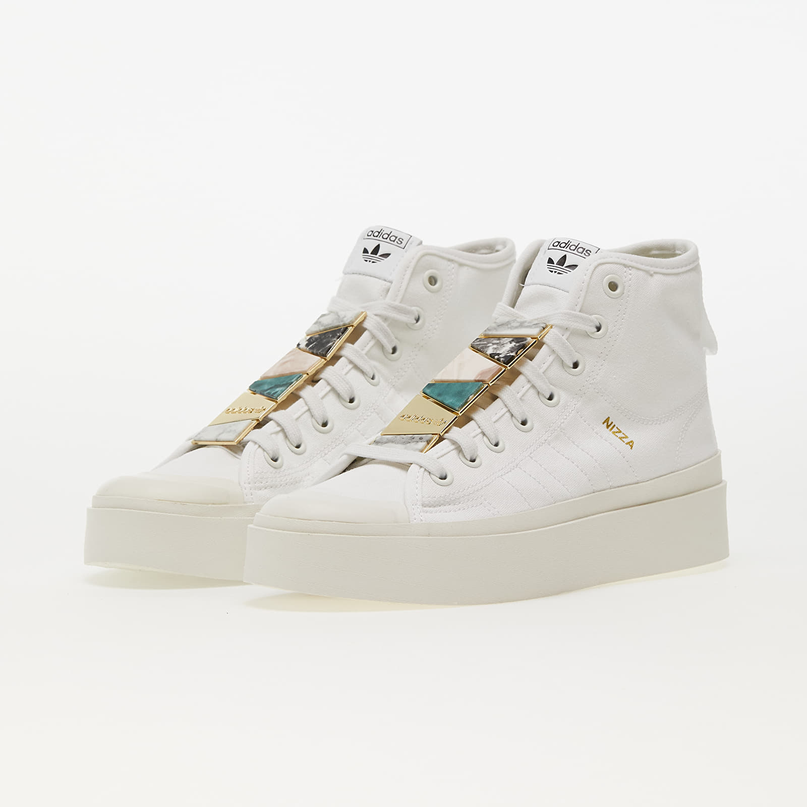 Women s shoes adidas Nizza Bonega Mid W Ftw White Ftw White Gold Metalic Footshop