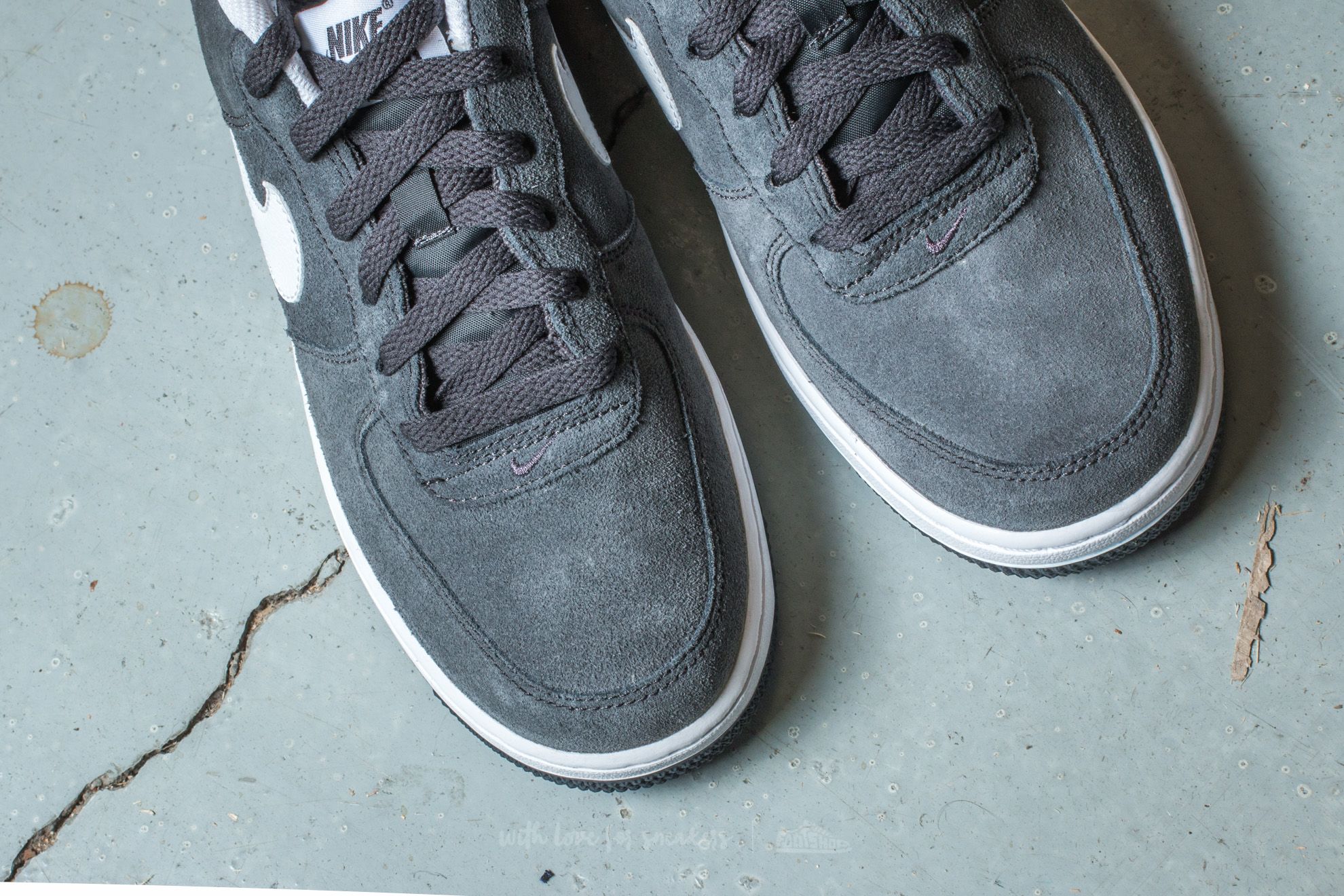 Damen Sneaker und Schuhe Nike Air Force 1 (GS) Anthracite/ White