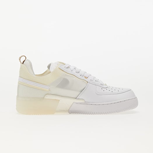 Nike Air Force 1 React White White Coconut Milk Lt Iron Ore Footshop