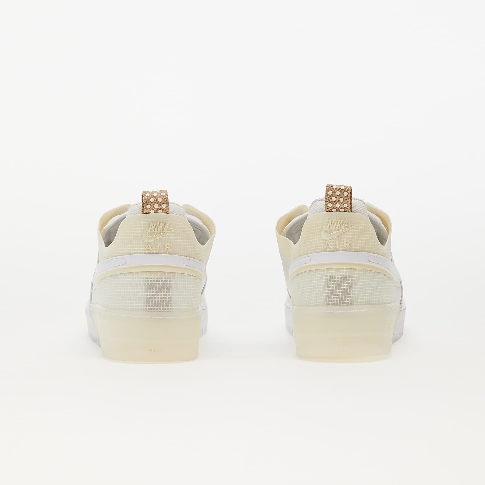 Scarpe uomo Nike Air Force 1 React White/ White-Coconut Milk-Lt Iron Ore