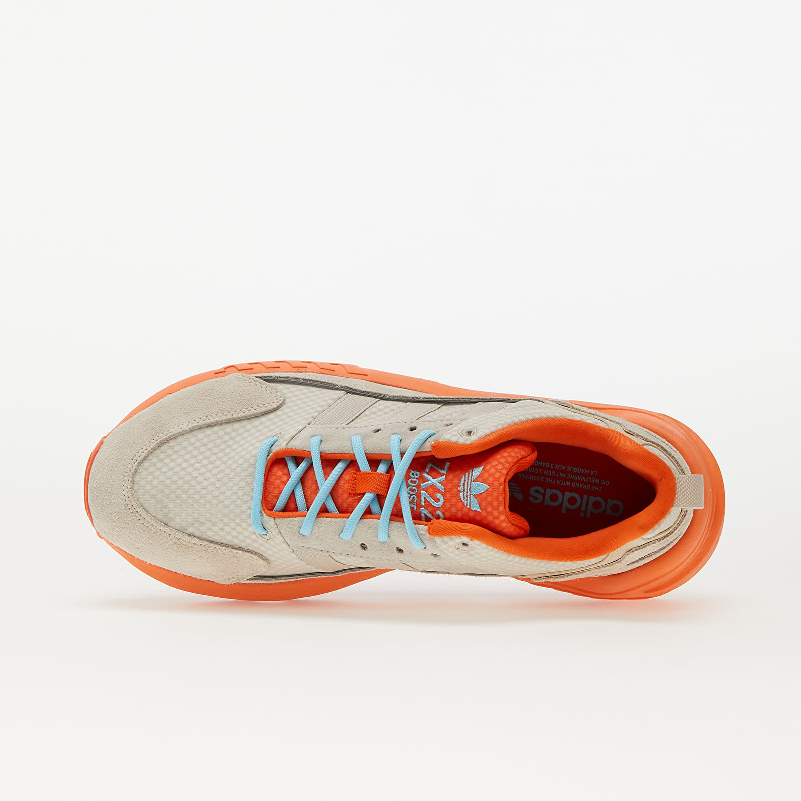 Adidas zx 75 grey orange top