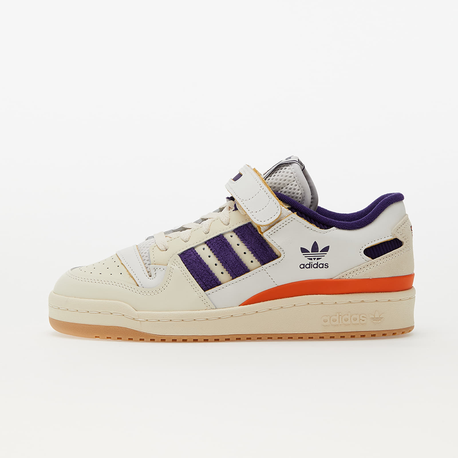 Herren Sneaker und Schuhe adidas Forum 84 Low Core White Deep Purple Orange Footshop