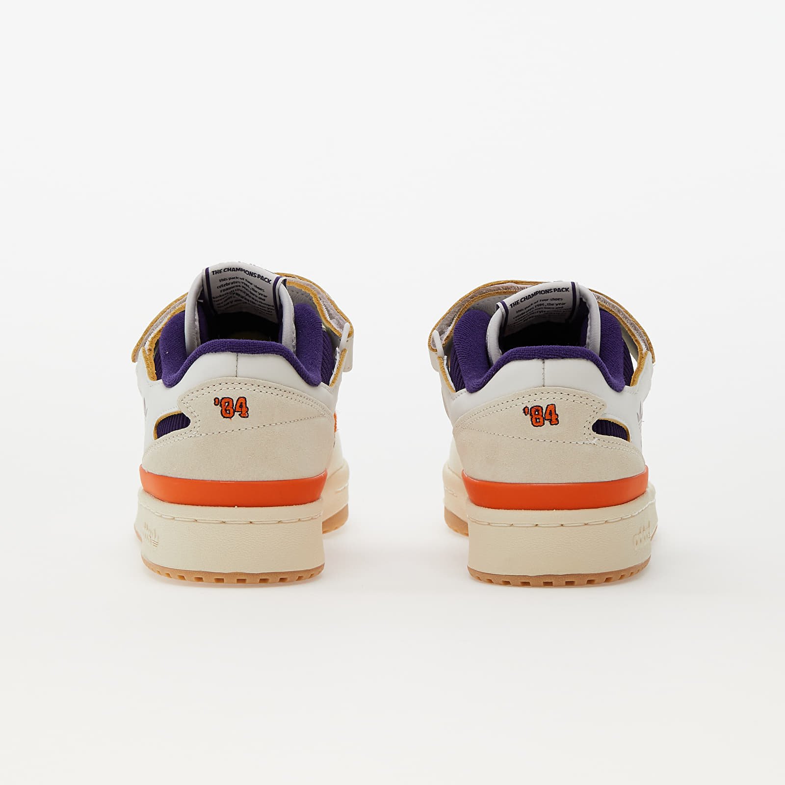 Men s shoes adidas Forum 84 Low Core White Deep Purple Orange