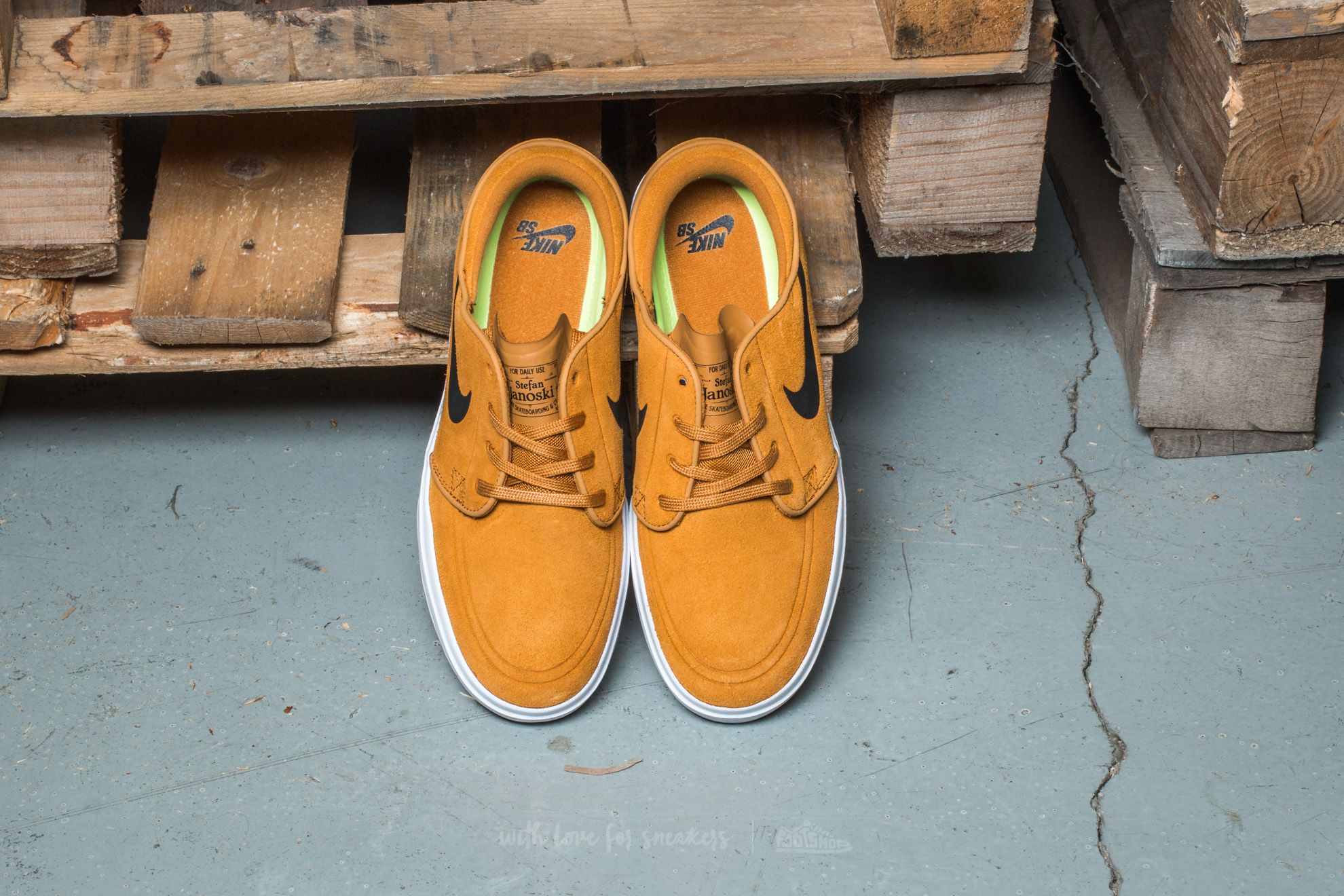 Ανδρικά παπούτσια Nike Stefan Janoski Hyperfeel Desert Ochre/ Black