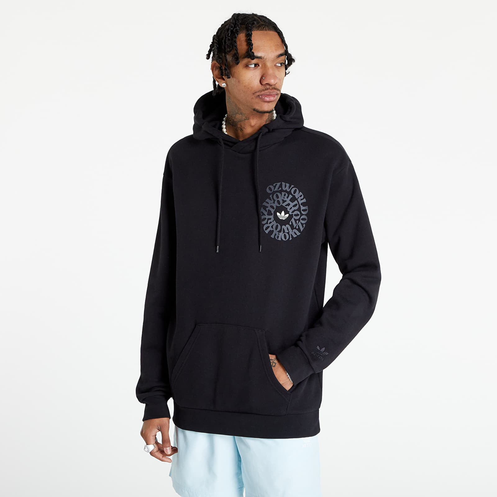 Hoodies and sweatshirts  adidas Ozworld Hoodie Black