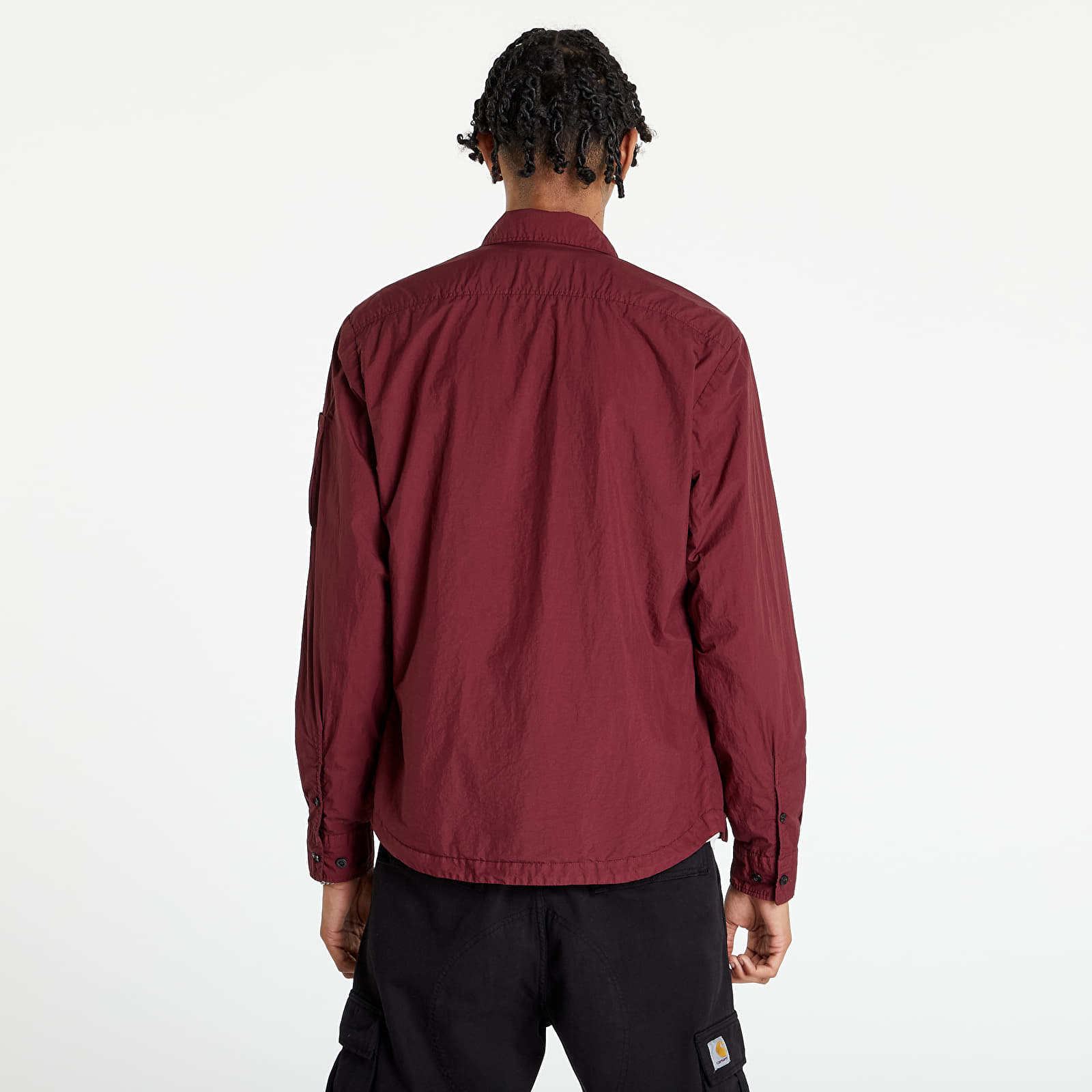 Kurtki C.P. Company Taylon L Shirt Port Royal Red
