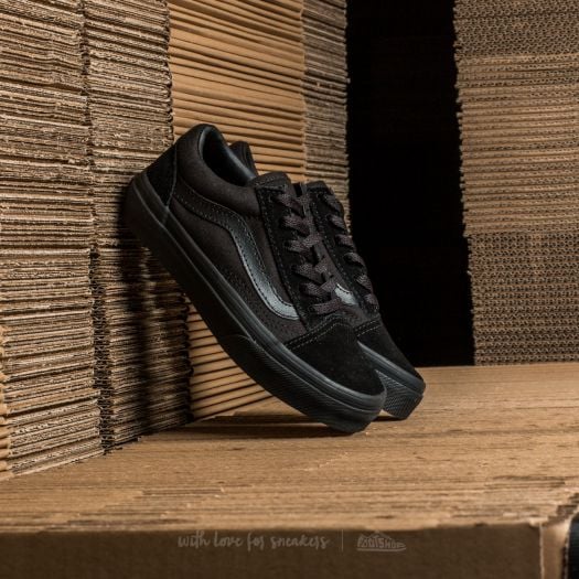 Kids sneakers and shoes Vans Old Skool Black Black Footshop