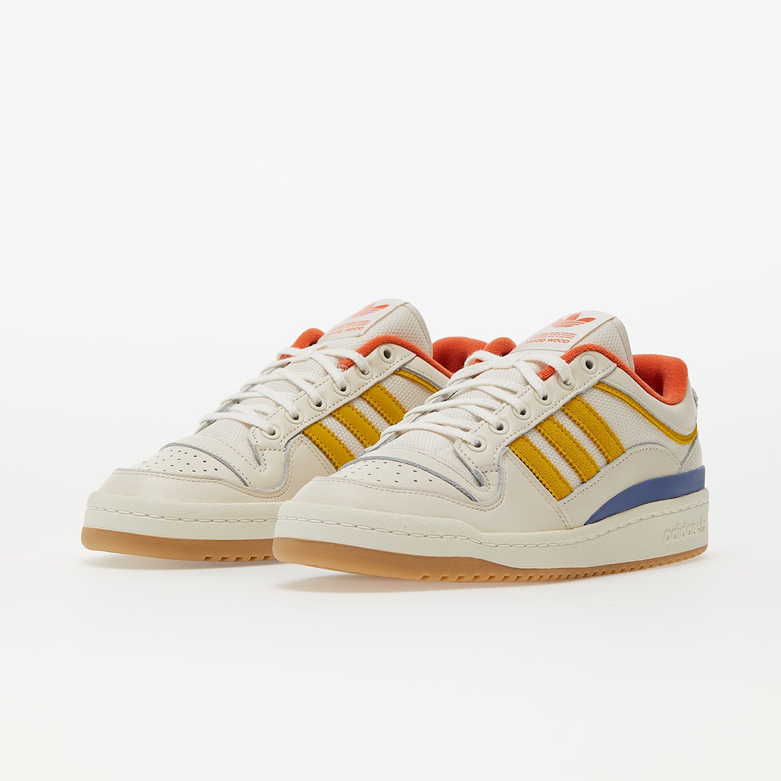 Férfi cipők adidas x Wood Wood Forum Low Off White/ Yellow/ Altered Amber