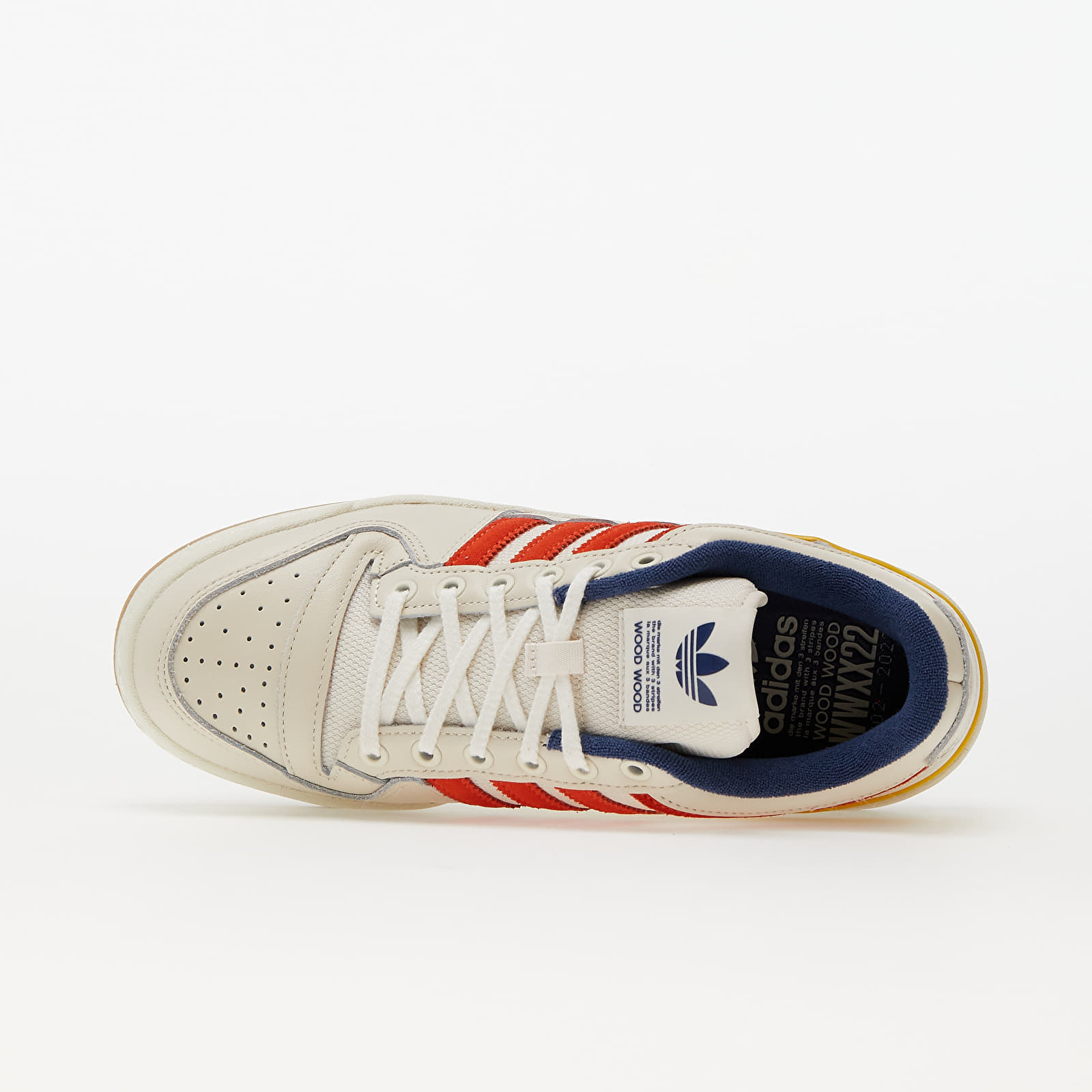 Men s shoes adidas x Wood Wood Forum Low Off White Hazy Yellow Tech Indigo Footshop