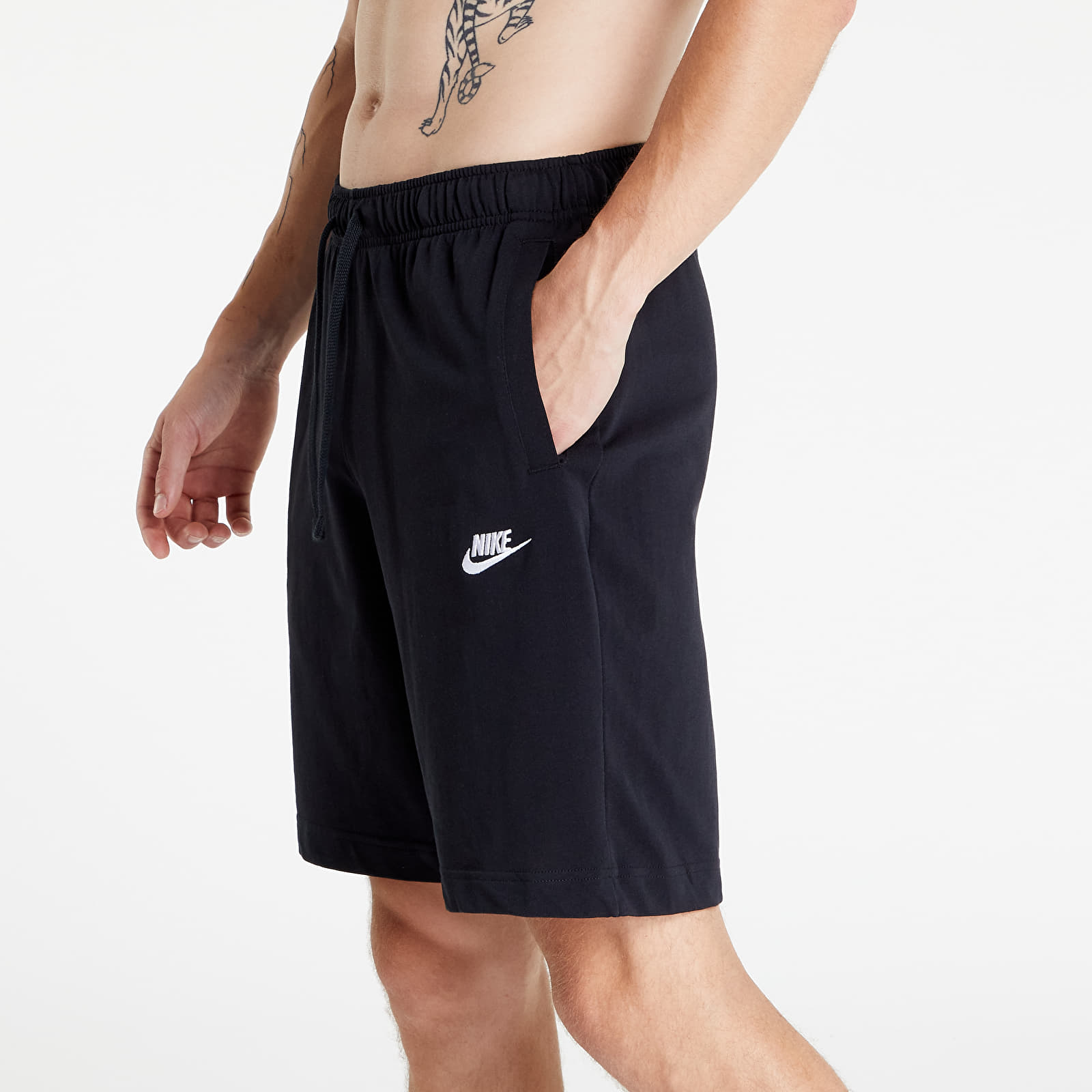 Szorty Nike Sportswear Club Jersey Shorts Black/ White