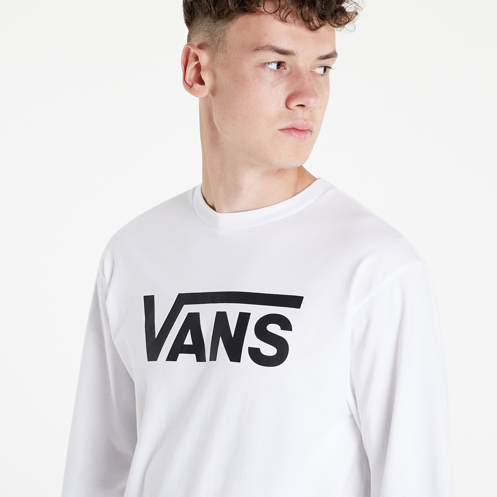 | Vans Footshop Tee T-Shirts White Longsleeve Classic