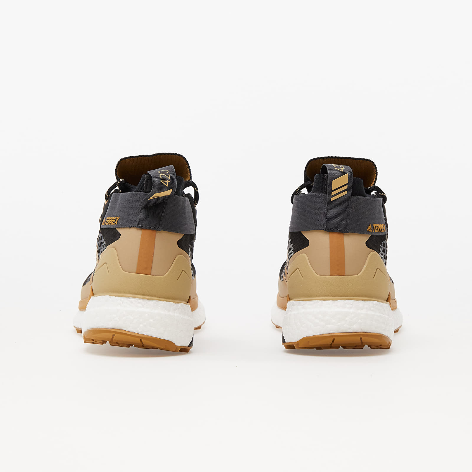Pánské tenisky a boty adidas Terrex Free Hiker GTX Core Black/ Mesa/ Beige Tone